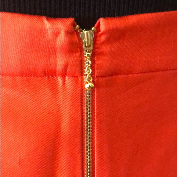 Bright Orange Kate Spade Skirt - Picture 5 of 8